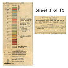 Load image into Gallery viewer, Fisk Mississippi River Map Sheet 1 Map Inset