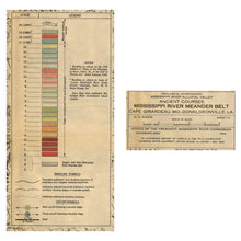 Load image into Gallery viewer, Harold Fisk Mississippi River Map Sheet 2 Inset