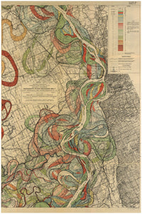 Harold Fisk Mississippi River Map Sheet 5