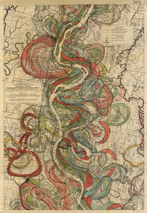 Harold Fisk Mississippi River Map Sheet 10