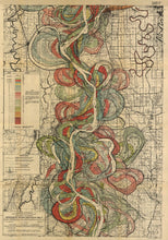 Load image into Gallery viewer, Harold Fisk Mississippi River Map Sheet 9