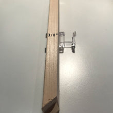 Load image into Gallery viewer, Canvas Gallery Wrap Connecting Clip Connected to 3/8" Thick Framing Section