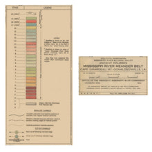 Load image into Gallery viewer, Harold Fisk Mississippi River Map Print Sheet 12 Inset