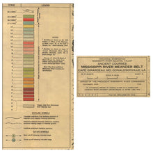 Load image into Gallery viewer, Harold Fisk Mississippi River Map Sheet 15 Inset
