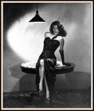 Load image into Gallery viewer, Ava Gardner Publicity Photo for The Killers Framed In A Simple Black Metal Frame
