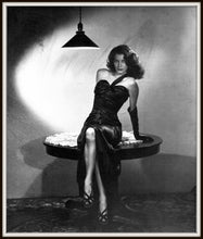 Load image into Gallery viewer, Ava Gardner Publicity Photo for The Killers Framed In A Simple Black Metal Frame