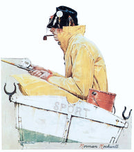 Load image into Gallery viewer, Norman Rockwell Sport Fishing Print
