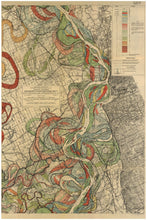Load image into Gallery viewer, Harold Fisk Mississippi River Map Sheet 5
