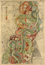 Load image into Gallery viewer, Harold Fisk Mississippi River Map Sheet 2
