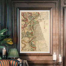 Load image into Gallery viewer, Harold Fisk Mississippi River Map Print Sheet 12
