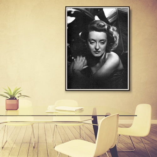 Bette Davis Dark Victory Publicity Photo Reprint Framed Hanging In A Conference Room